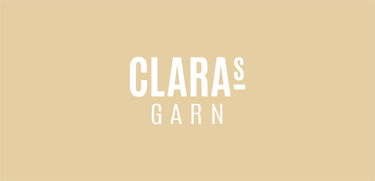Claras garn logotype