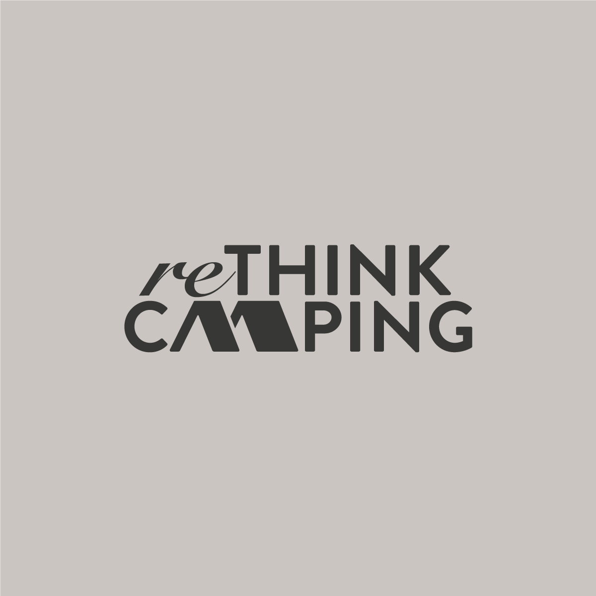 ReThink camping logo