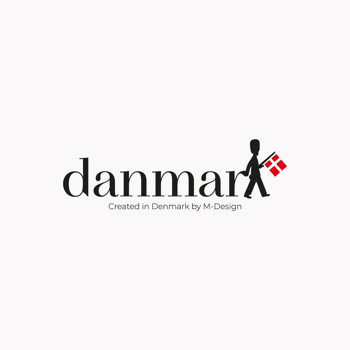 Logo af brandet Danmark by M-design